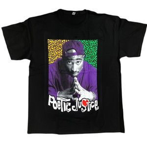 Poetic justice 2pac hiphop tshirt tupac rap tee unisex legend